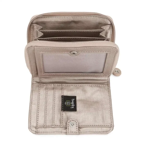 KIPLING - ארנק בינוני MONEY LOVE – KI727648I – metallic-glow – 2