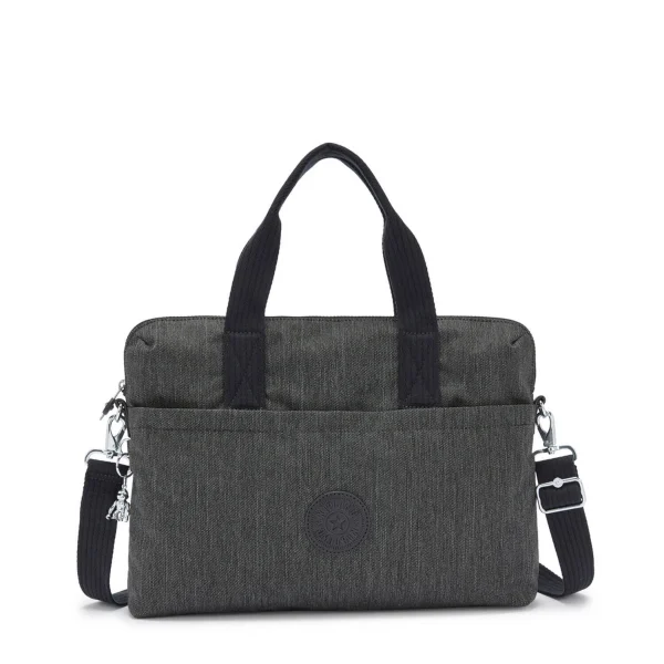 KIPLING - תיק צד למחשב ELSIL – KI362078S – black-peppery – 1