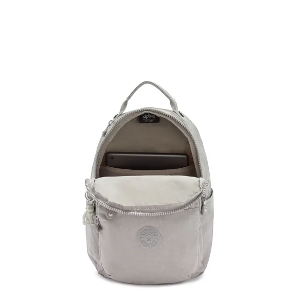 KIPLING - תיק גב בינוני SEOUL S – KI408289L – grey-gris – 2