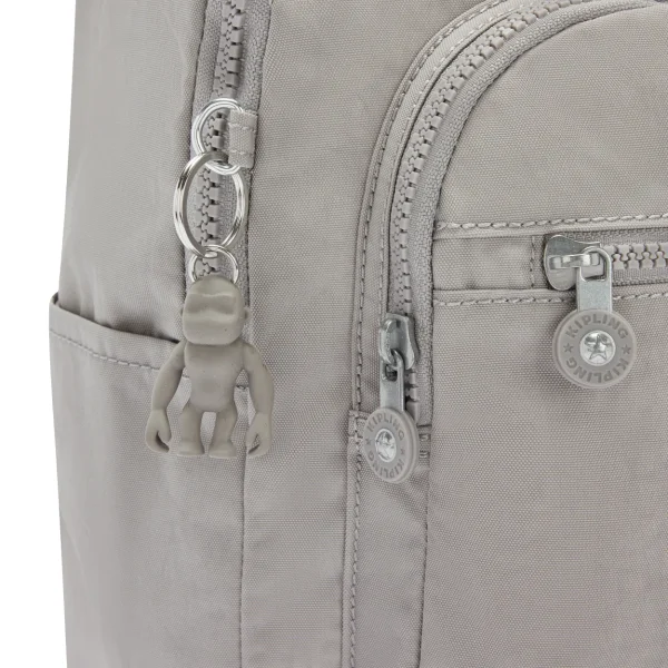 KIPLING - תיק גב בינוני SEOUL S – KI408289L – grey-gris – 4