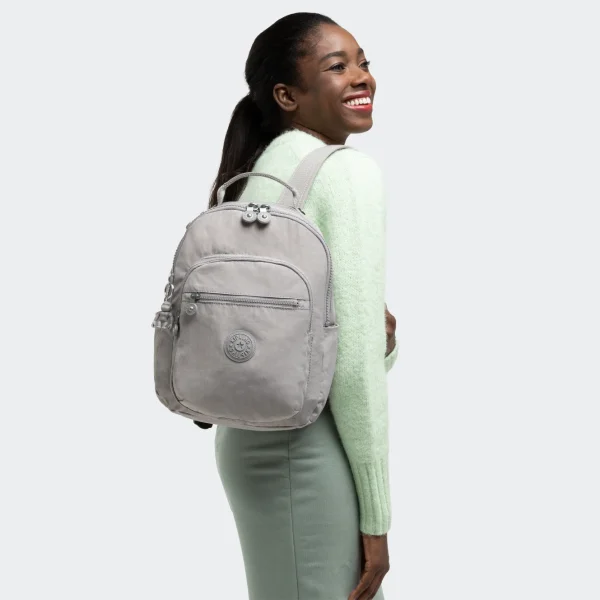 KIPLING - תיק גב בינוני SEOUL S – KI408289L – grey-gris – 6