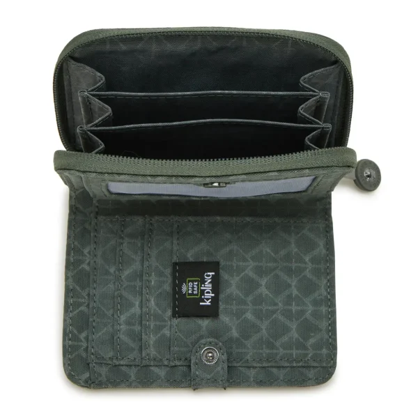 KIPLING - ארנק בינוני MONEY LOVE – KI7276F6C – sign-green-emb – 2