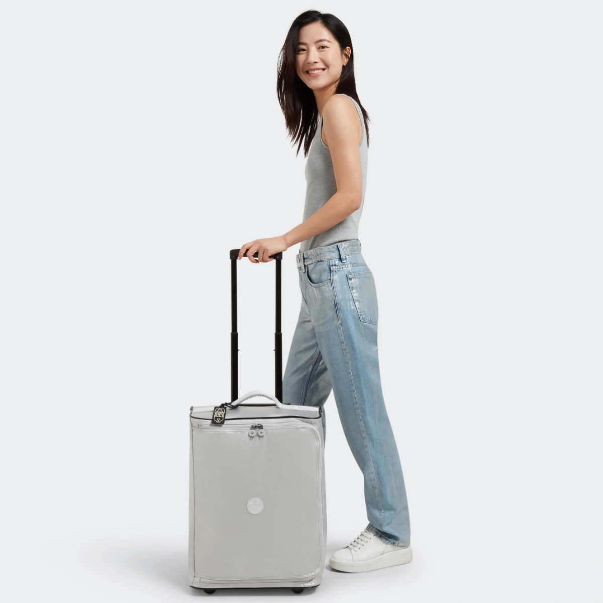 KIPLING - דפל עלייה למטוס TEAGAN C – KI7933QD7 – bright-metallic – 6