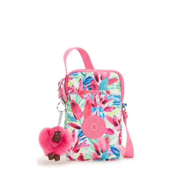 KIPLING - תיק טלפון TALLY – KI6667SG4 – flamingo-leaves – 1