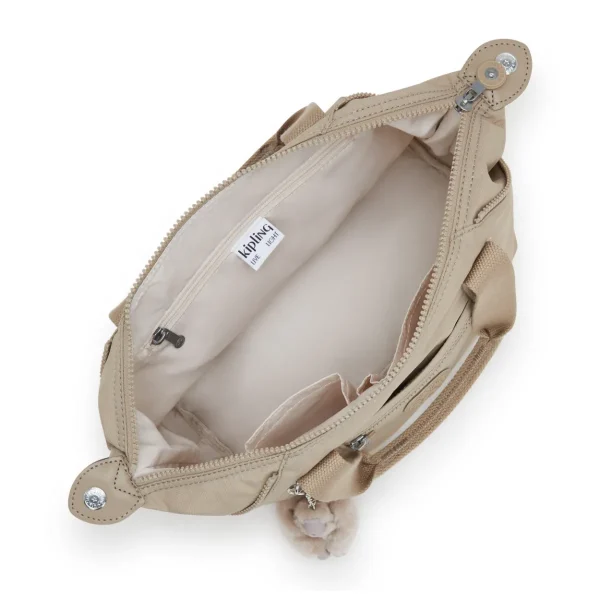 KIPLING - תיק צד קטן ART MINI – K1541096A – sign-beige-emb – 2