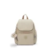 KIPLING - תיק גב קטן CITY ZIP MINI – KI469796A – sign-beige-emb – 1