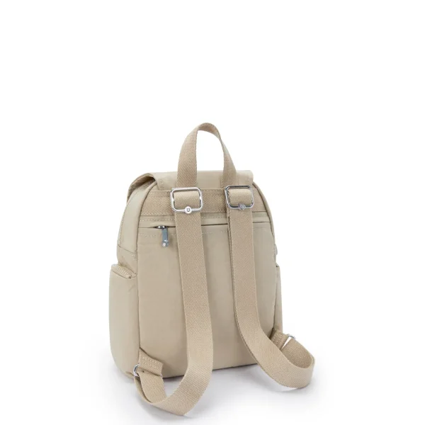 KIPLING - תיק גב קטן CITY ZIP MINI – KI469796A – sign-beige-emb – 1