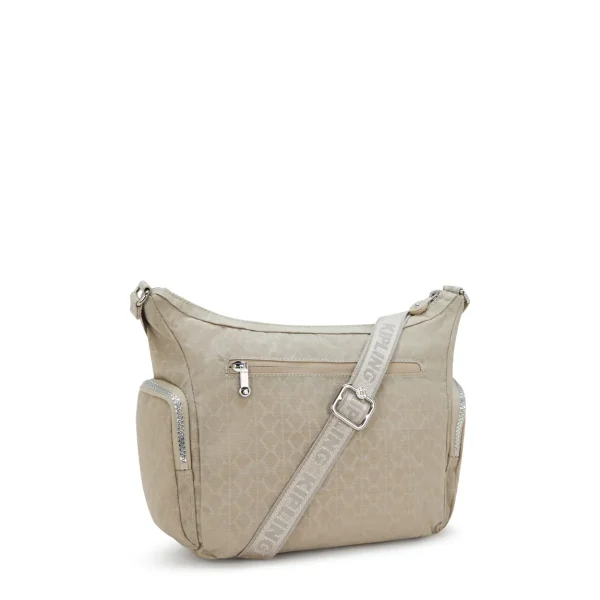 KIPLING - תיק צד בינוני GABB S – KI302642N – glorious-beige-silver – 1