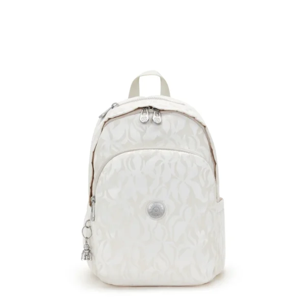 KIPLING - תיק גב בינוני DELIA – KI3149Y05 – palm-beige-jacquard – 1