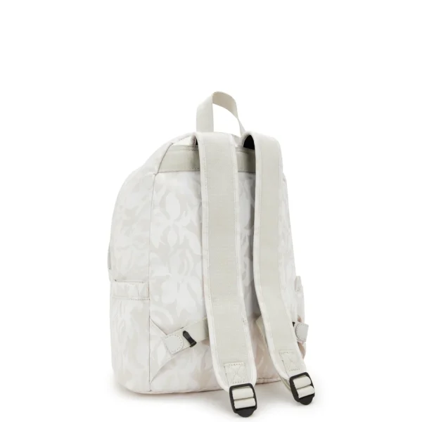 KIPLING - תיק גב בינוני DELIA – KI3149Y05 – palm-beige-jacquard – 1