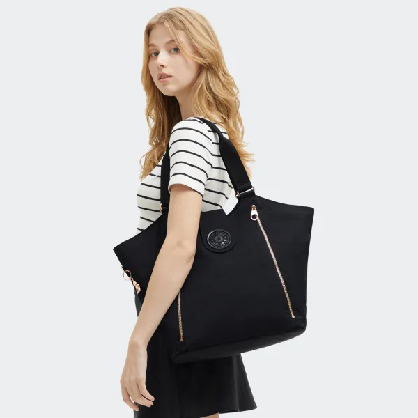 KIPLING - תיק צד בינוני RECICELY – KI328662Q – black-rose-spice – 5