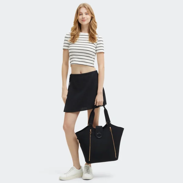 KIPLING - תיק צד בינוני RECICELY – KI328662Q – black-rose-spice – 6