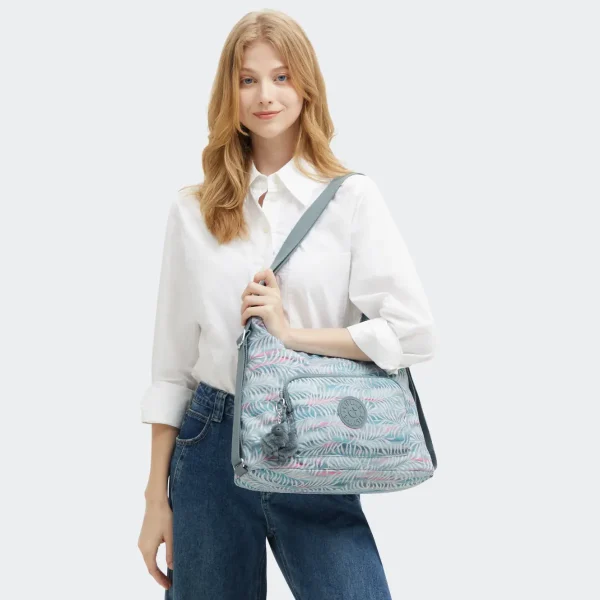 KIPLING - תיק צד בינוני YENNA – KI34253QN – palmtree-leaves – 5