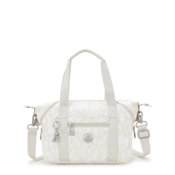 KIPLING - תיק צד קטן ART MINI – KI3468Y05 – palm-beige-jacquard – 1