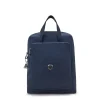 KIPLING - תיק גב בינוני KAZUKI – KI3507UW4 – night-ocean-jacquard – 1