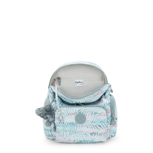 KIPLING - תיק גב קטן CITY ZIP MINI – KI37353QN – palmtree-leaves – 2