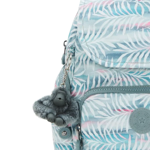 KIPLING - תיק גב קטן CITY ZIP MINI – KI37353QN – palmtree-leaves – 4