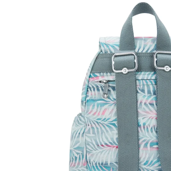 KIPLING - תיק גב קטן CITY ZIP MINI – KI37353QN – palmtree-leaves – 5