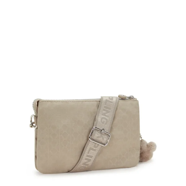 KIPLING - תיק צד קטן RIRI ZIP – KI474542N – glorious-beige-silver – 1