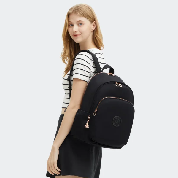 KIPLING - תיק גב גדול DELIA M – KI486962Q – black-rose-spice – 7