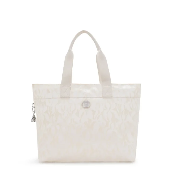 KIPLING - תיק צד גדול COLISSA UP – KI4895Y05 – palm-beige-jacquard – 1
