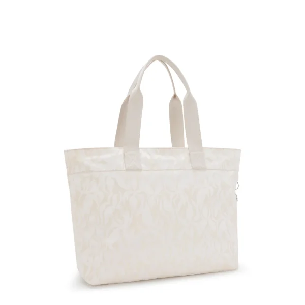 KIPLING - תיק צד גדול COLISSA UP – KI4895Y05 – palm-beige-jacquard – 1