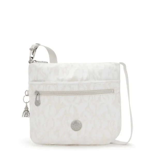 KIPLING - תיק צד בינוני ARTO – KI4964Y05 – palm-beige-jacquard – 1