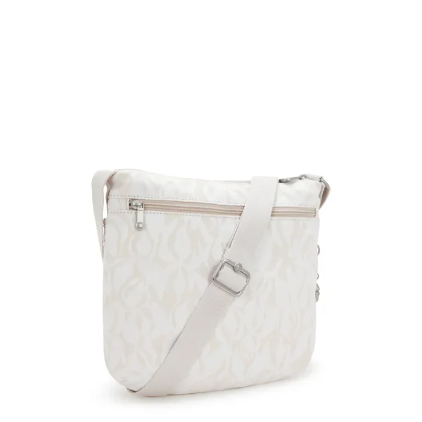 KIPLING - תיק צד בינוני ARTO – KI4964Y05 – palm-beige-jacquard – 1