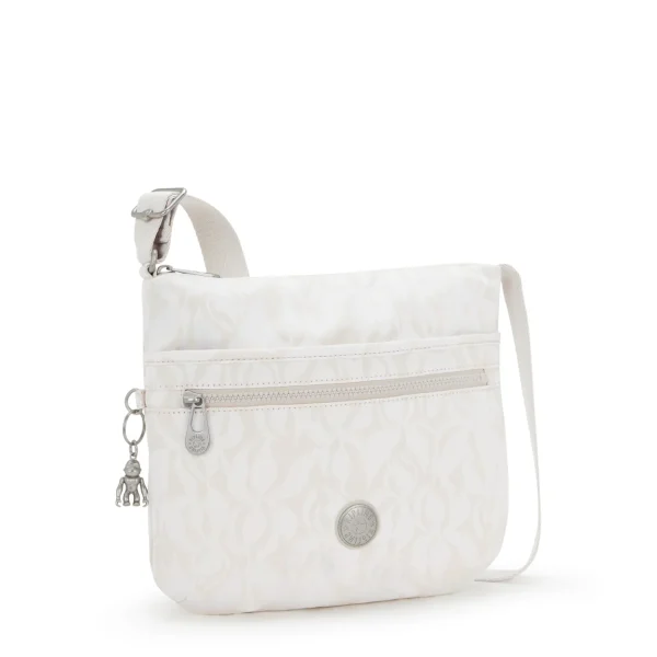 KIPLING - תיק צד בינוני ARTO – KI4964Y05 – palm-beige-jacquard – 3