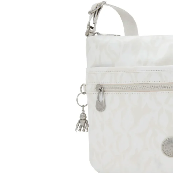 KIPLING - תיק צד בינוני ARTO – KI4964Y05 – palm-beige-jacquard – 4