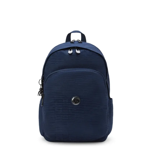 KIPLING - תיק גב גדול DELIA M – KI5000UW4 – night-ocean-jacquard – 1