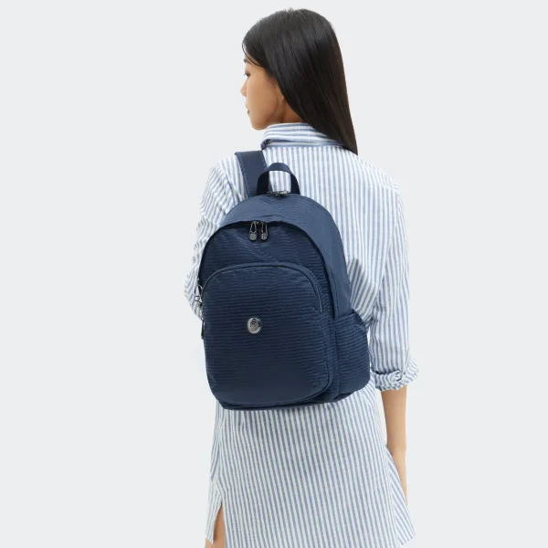 KIPLING - תיק גב גדול DELIA M – KI5000UW4 – night-ocean-jacquard – 7