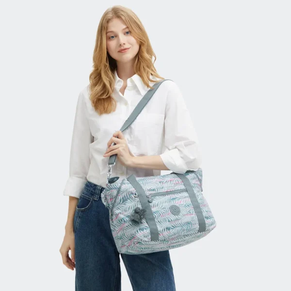 KIPLING - תיק צד בינוני ART – KI59913QN – palmtree-leaves – 6