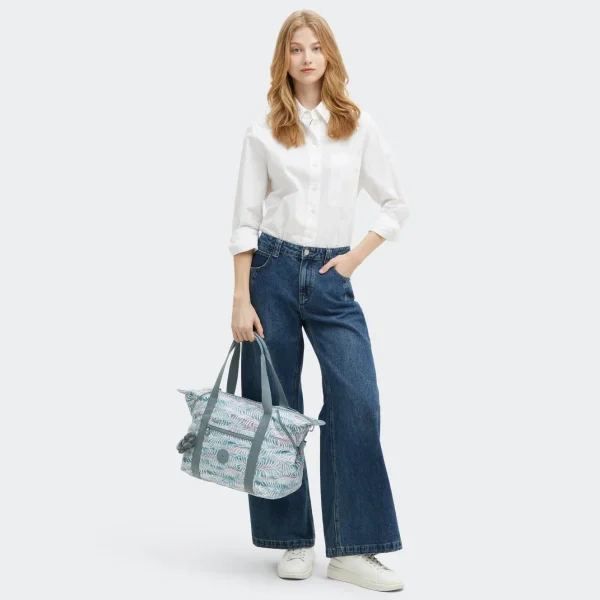 KIPLING - תיק צד בינוני ART – KI59913QN – palmtree-leaves – 7