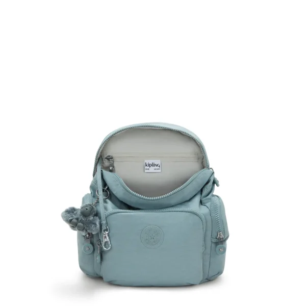 KIPLING - תיק גב קטן CITY ZIP MINI – KI60463NL – relaxed-grey – 2