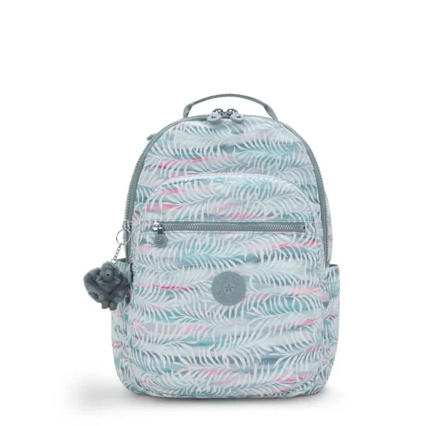 KIPLING - תיק גב גדול SEOUL – KI62693QN – palmtree-leaves – 1