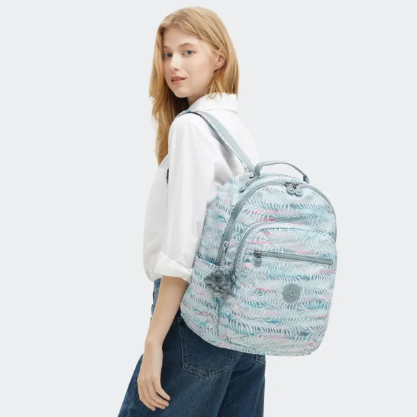 KIPLING - תיק גב גדול SEOUL – KI62693QN – palmtree-leaves – 7