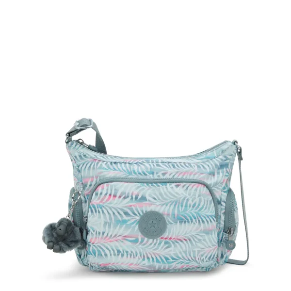 KIPLING - תיק צד בינוני GABB S – KI66073QN – palmtree-leaves – 1