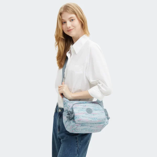 KIPLING - תיק צד בינוני GABB S – KI66073QN – palmtree-leaves – 5