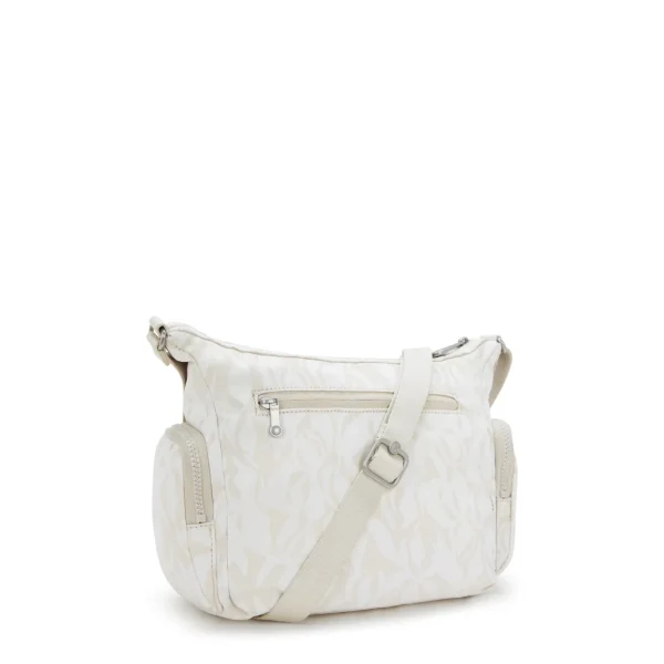 KIPLING - תיק צד בינוני GABB S – KI7101Y05 – palm-beige-jacquard – 1