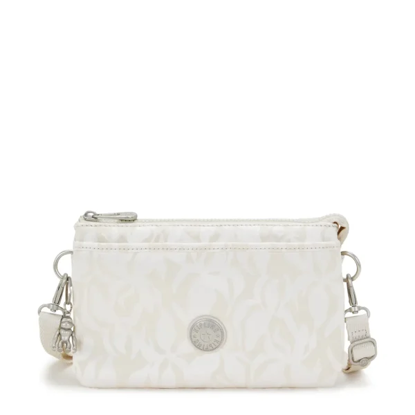 KIPLING - תיק צד קטן RIRI – KI7967Y05 – palm-beige-jacquard – 1