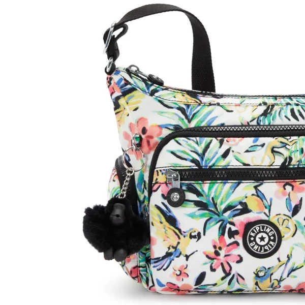 KIPLING - תיק צד בינוני GABBIE S – KI37595DZ – cocktail-floral – 3