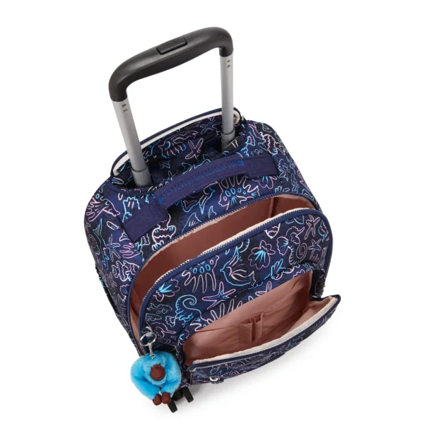 KIPLING - תיק גב גדול עם גלגלים NEW ZEA – KI46744FK – disco-fish – 2