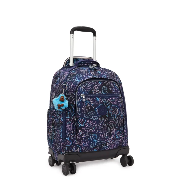 KIPLING - תיק גב גדול עם גלגלים NEW ZEA – KI46744FK – disco-fish – 3
