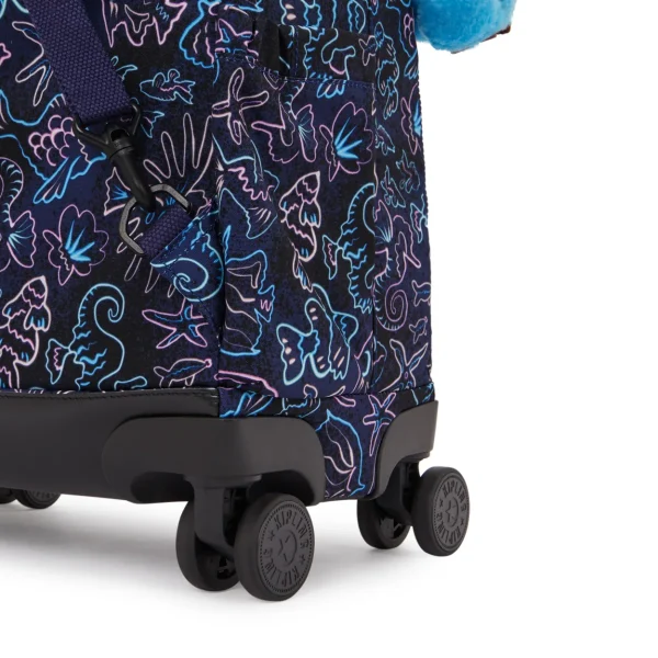 KIPLING - תיק גב גדול עם גלגלים NEW ZEA – KI46744FK – disco-fish – 4