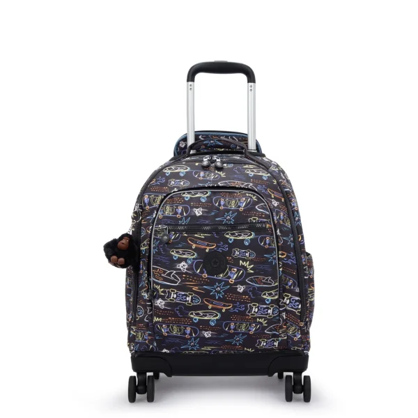 KIPLING - תיק גב גדול עם גלגלים NEW ZEA – KI467471M – neon-skate – 1