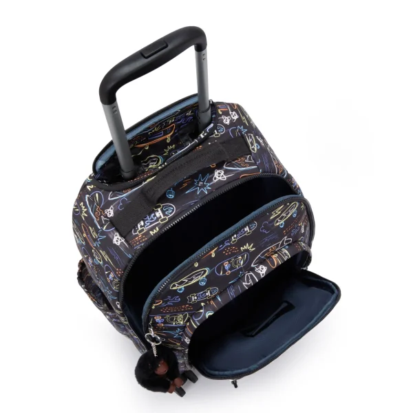 KIPLING - תיק גב גדול עם גלגלים NEW ZEA – KI467471M – neon-skate – 2