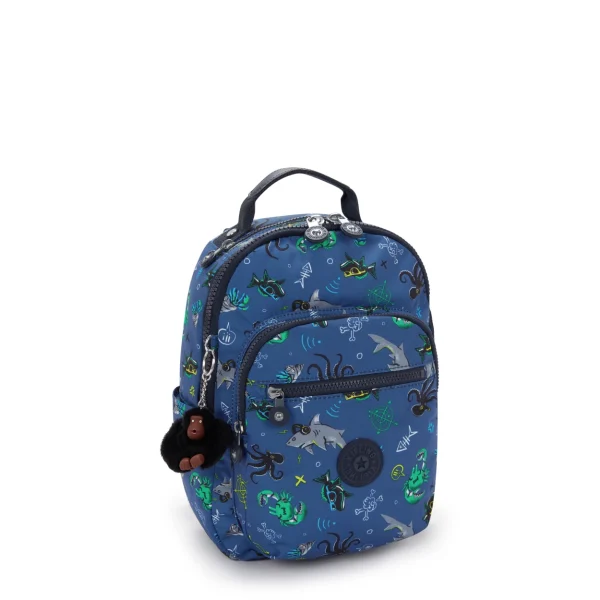 KIPLING - תיק גב בינוני SEOUL S – KI535773L – undersea-party – 3