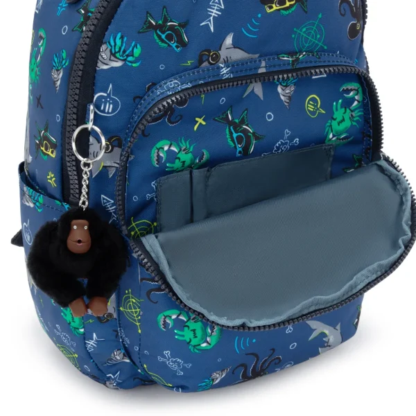 KIPLING - תיק גב בינוני SEOUL S – KI535773L – undersea-party – 4