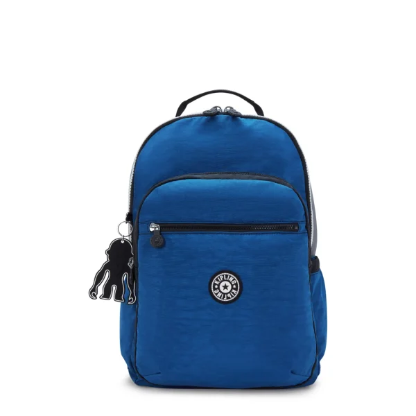 KIPLING - תיק גב גדול SEOUL LAP – KI61809EK – scuba-blue-block – 1